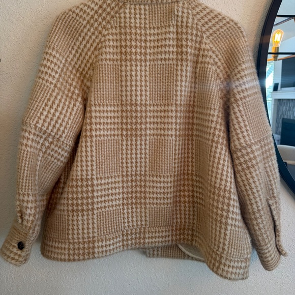 Houndstooth Shirt Jacket - Anthropologie - Picture 5 of 7